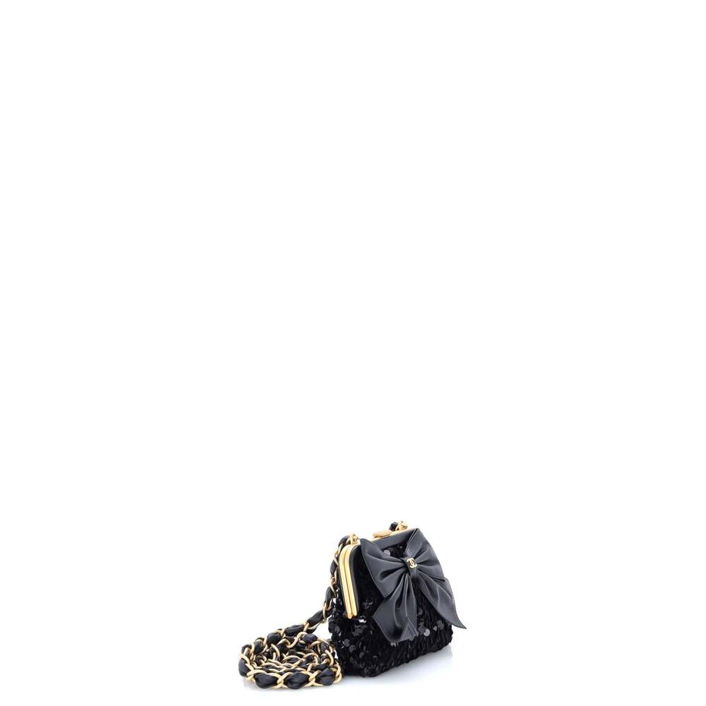 Chanel Bow Frame Clutch With Chain #268049C39B - Picture 2 of 6